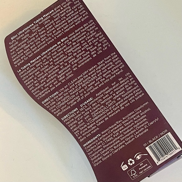 NWT NIB Blinc Ultravolume Tubing Mascara Black - Picture 5 of 10